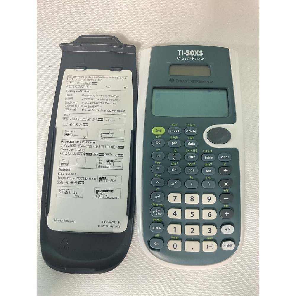 Texas Instruments TI-30XS‎ Multiview Calculator TESTED WORKING Blue